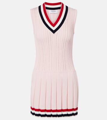Pleated cotton minidress | Thom Browne