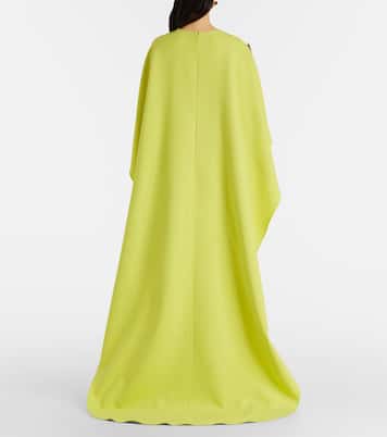 Porcelain Flower wool-blend gown | Oscar de la Renta