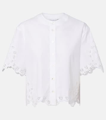 Camicia Aleck in cotone con ricamo | Veronica Beard