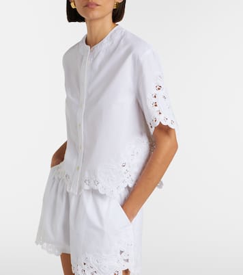 Camicia Aleck in cotone con ricamo | Veronica Beard