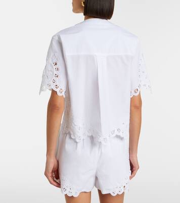 Camicia Aleck in cotone con ricamo | Veronica Beard