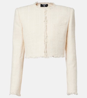 Cropped tweed jacket | Balmain