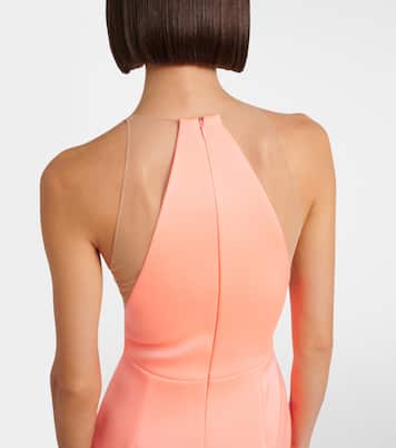 Abito lungo semitrasparente | David Koma