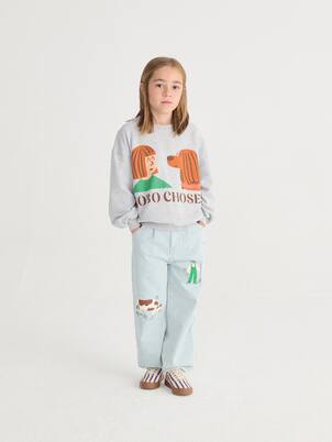 Friends In A Pickle cotton sweatshirt | Bobo Choses