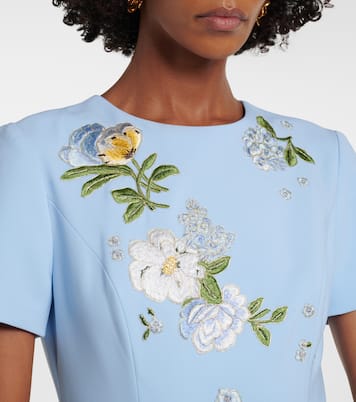 花卉刺绣长礼服 | Carolina Herrera