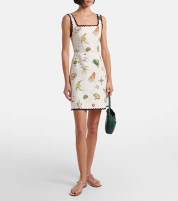 Printed cotton minidress | Alémais