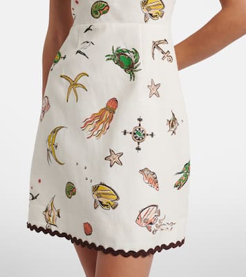 Printed cotton minidress | Alémais