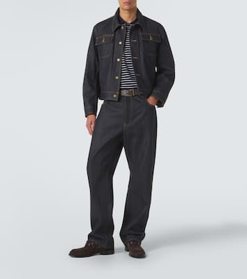 Polo 4-Bar en coton à rayures | Thom Browne