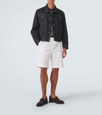 4-Bar striped cotton T-shirt | Thom Browne