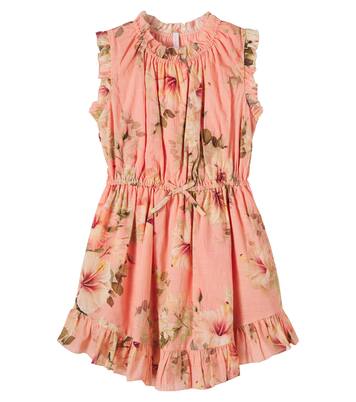 Mahon floral cotton dress | Zimmermann Kids