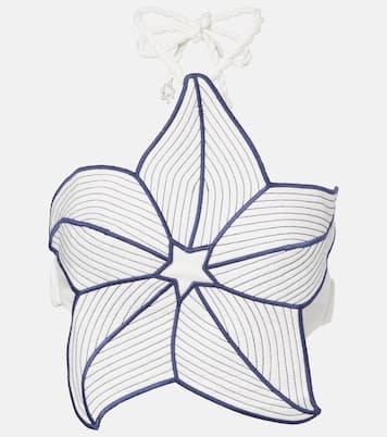 Crop top Coast Stars en mezcla de lino | Farm Rio