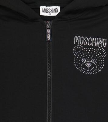 Sweat à capuche en coton mélangé | Moschino Kids