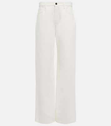 Eglitta mid-rise wide-leg jeans | The Row