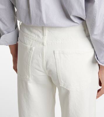 Eglitta mid-rise wide-leg jeans | The Row