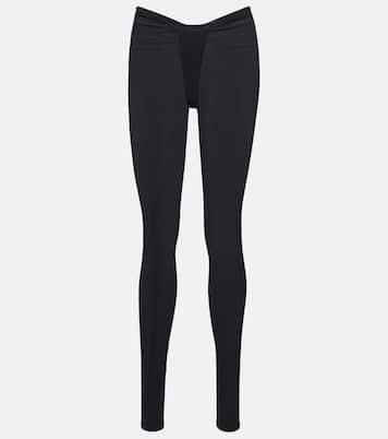 Low-Rise Leggings | LaQuan Smith