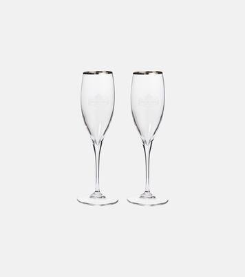 Set of two champagne flute glasses | Balenciaga