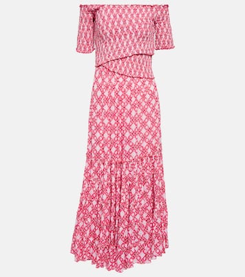 Robe midi Soledad imprimée | Poupette St Barth