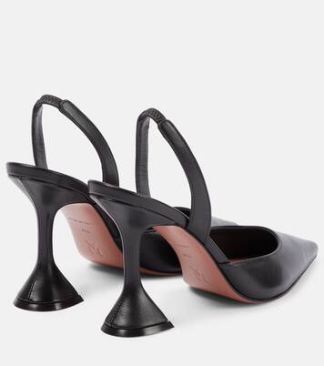 Slingback-Pumps Holli aus Leder | Amina Muaddi