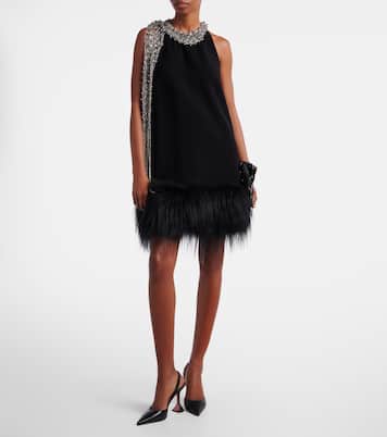 Slingback-Pumps Holli aus Leder | Amina Muaddi