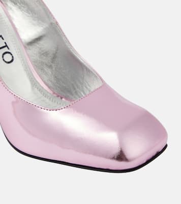 Pumps Bulla Air 90 aus Metallic-Leder | Nodaleto