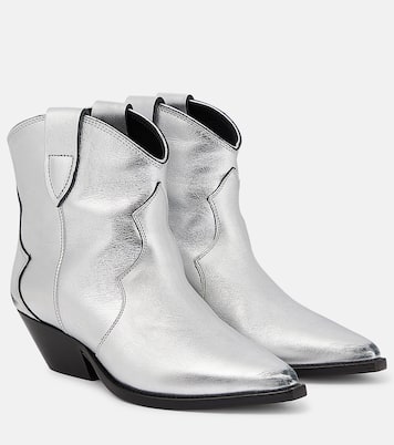 Dewina metallic leather ankle boots | Isabel Marant