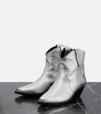 Dewina metallic leather ankle boots | Isabel Marant