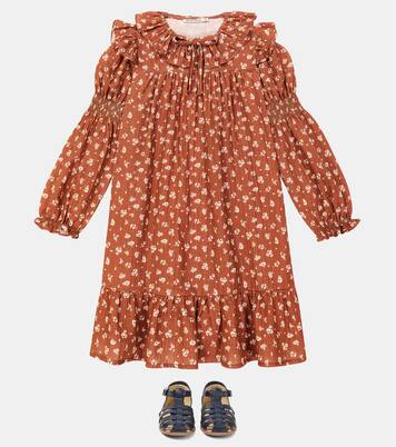 Barbara ruffled floral cotton dress | The New Society