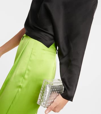 One-Shoulder-Top aus Seidensatin | The Sei