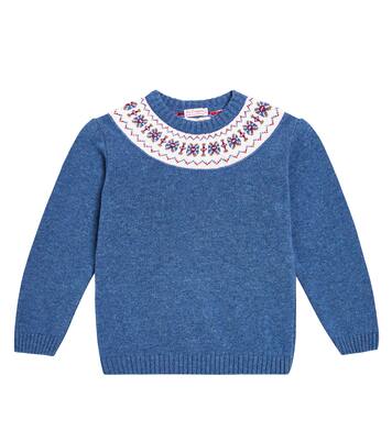 Pull intarsia en laine mélangée | La Coqueta