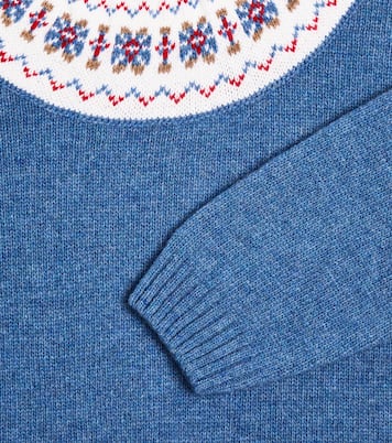 Pull intarsia en laine mélangée | La Coqueta