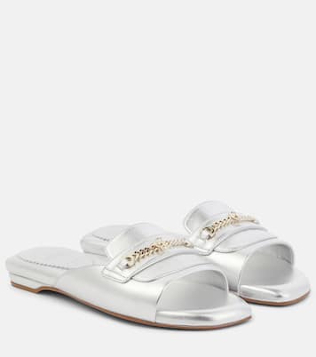 Miss MJ metallic leather mules | Christian Louboutin