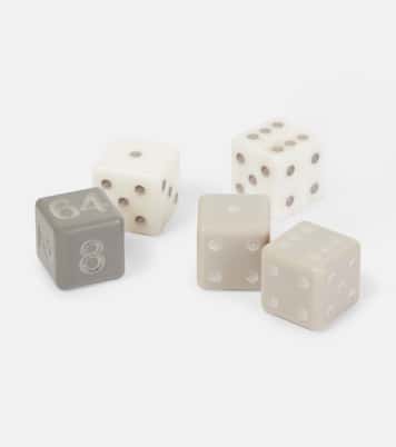 Portable leather backgammon set | Brunello Cucinelli