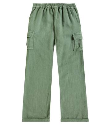 Cotton and linen cargo pants | Tartine et Chocolat