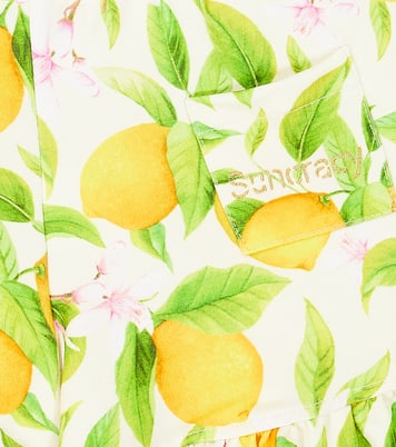 Nerja frill-trimmed printed shorts | Suncracy