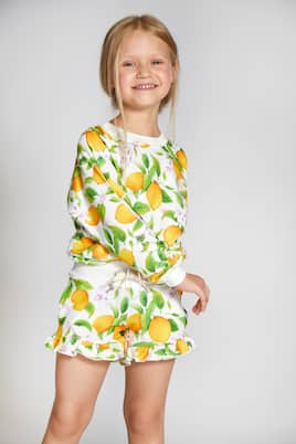 Nerja frill-trimmed printed shorts | Suncracy