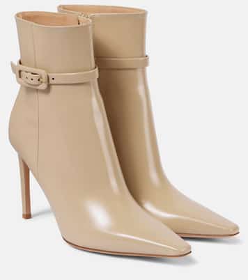 95 patent leather ankle boots | Gianvito Rossi
