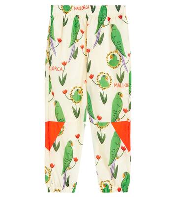 Parrots printed tracksuit pants | Mini Rodini