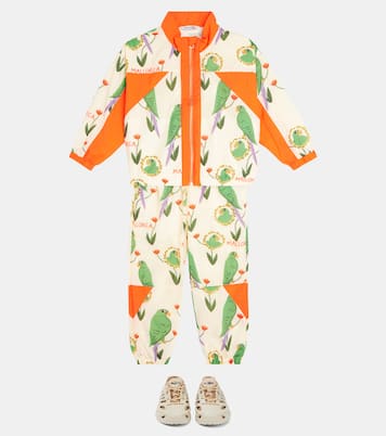 Parrots printed tracksuit pants | Mini Rodini