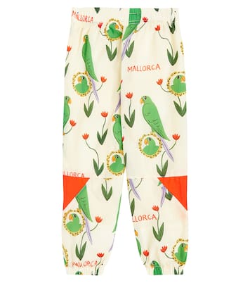 Parrots printed tracksuit pants | Mini Rodini