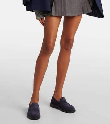 Loafers aus Veloursleder | Tod's