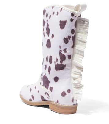 Printed fringed cowboy boots | Stella McCartney Kids