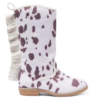 Printed fringed cowboy boots | Stella McCartney Kids