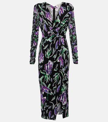 Vivianne floral jersey midi dress | Diane von Furstenberg