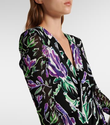 Vivianne floral jersey midi dress | Diane von Furstenberg