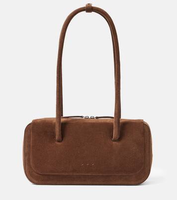 Lagune Mini suede shoulder bag | Aesther Ekme
