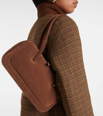Lagune Mini suede shoulder bag | Aesther Ekme