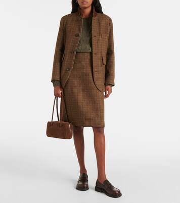 Lagune Mini suede shoulder bag | Aesther Ekme