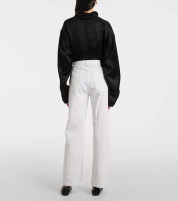 High-Rise Straight Jeans Sade | Tove