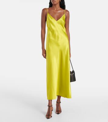 Robe Clea en satin de soie | Joseph