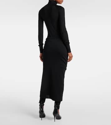 Jupe pantalon en laine mélangée | Alaïa